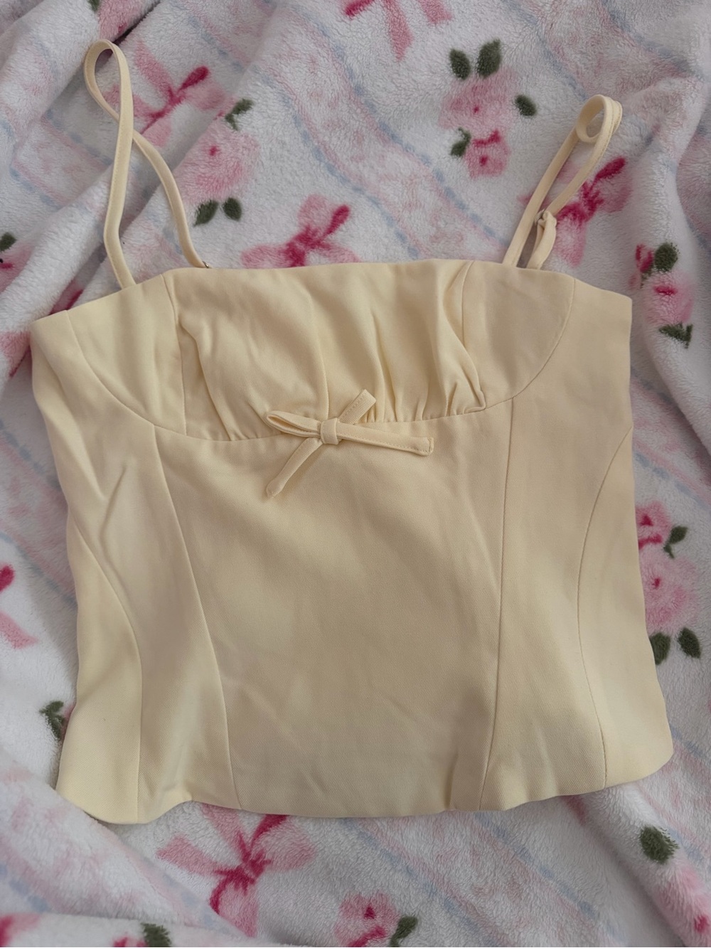 Peppermayo yellow gowon top size 4 nwt